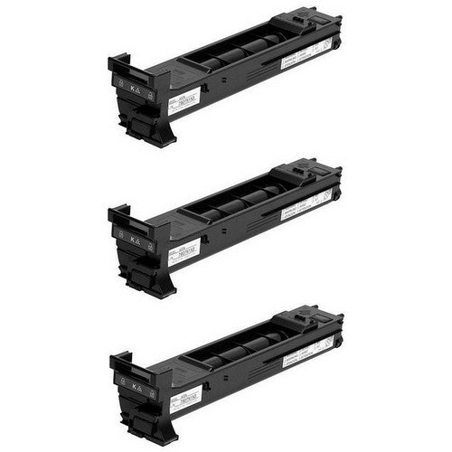 Compatible Konica Minolta A0DK13_3PK Toner Cartridge - Black